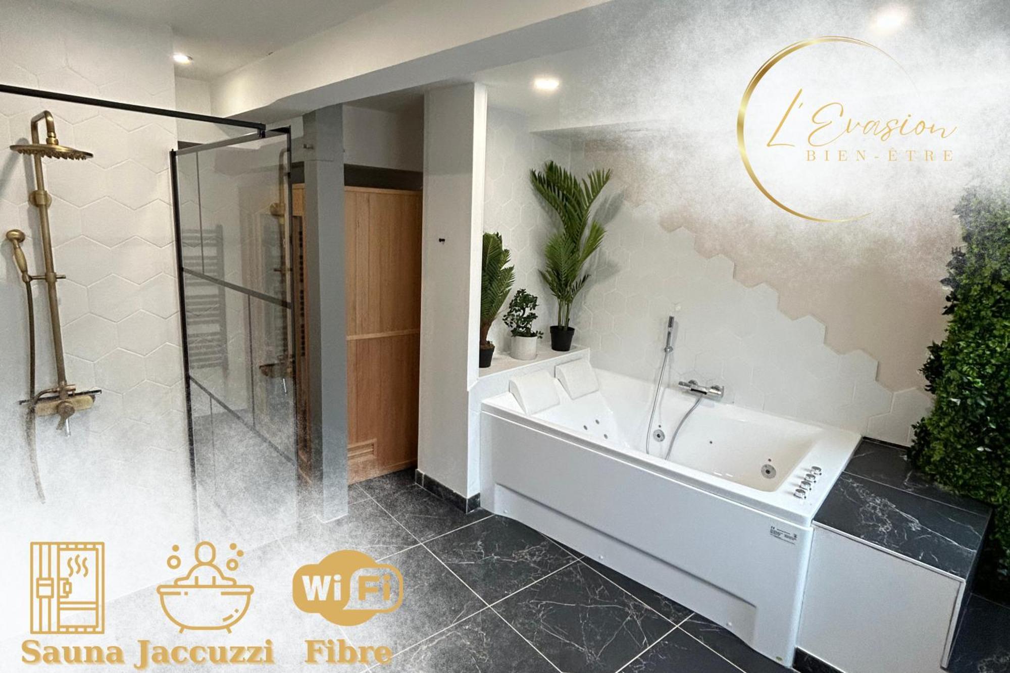 L'Evasion Amboise, Sauna Jacuzzi Luaran gambar